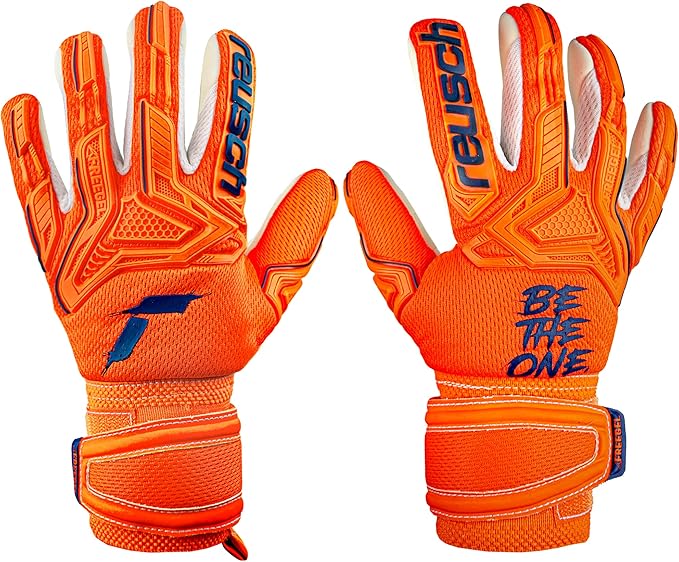 reusch 中性守门员手套 attrakt freegel silver junior 带*佳抓握力